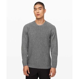 Lululemon Sweater Gray Merino Wool Alpine Air Pullover Crewneck Large L